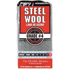 Steel Wool Pads, #4 Extra-Coarse, 12-Pk. 1