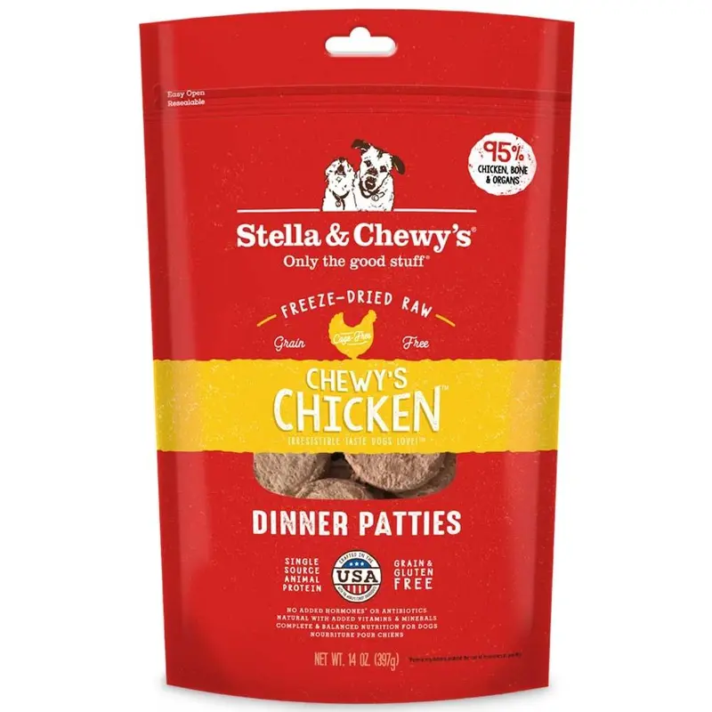 Stella & Chewy's Freeze-Dried Raw Dinner Patties For Dogs - Chewy's Chicken Recipe 1