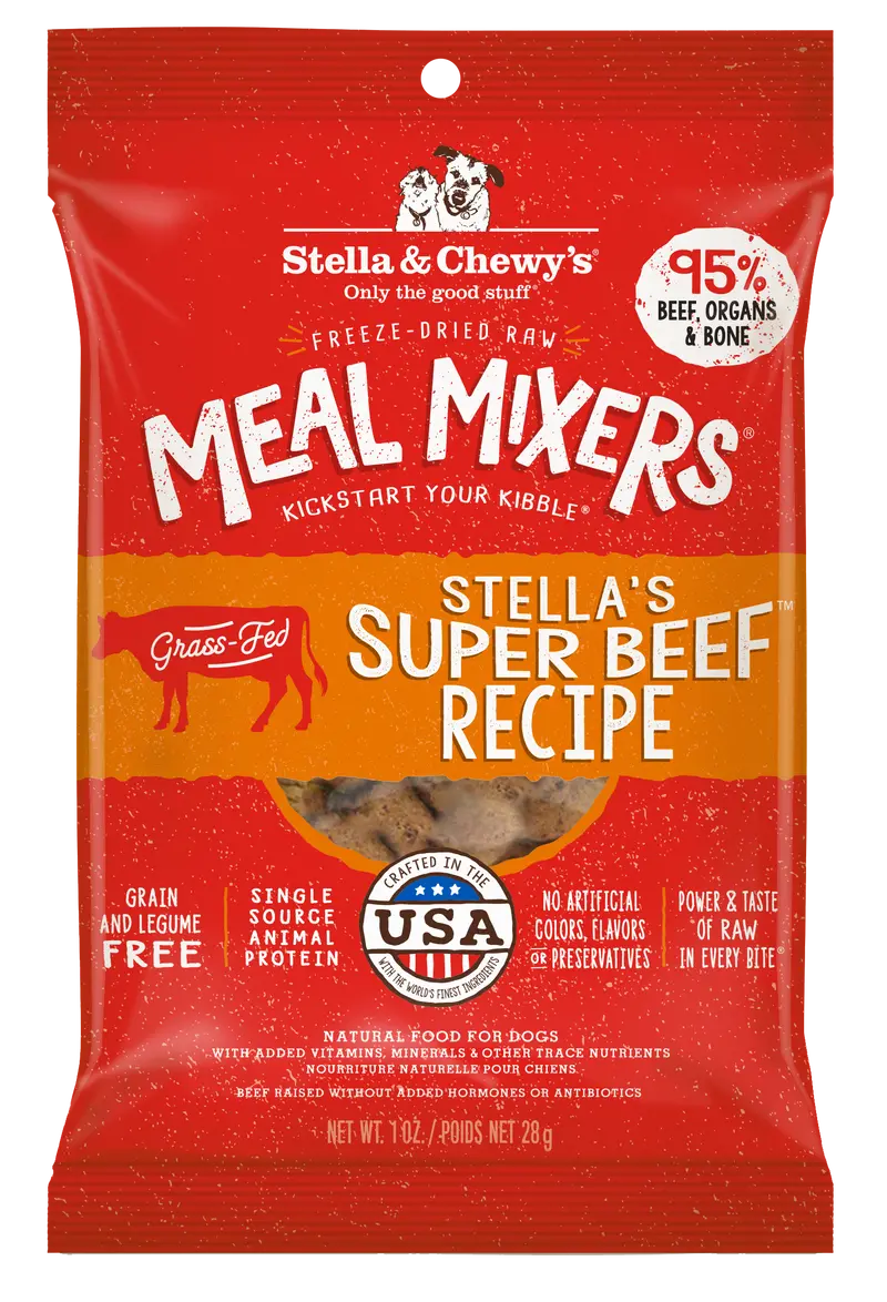 Stella & Chewy's Freeze Dried Raw Stella's Super Beef Meal Mixers 2