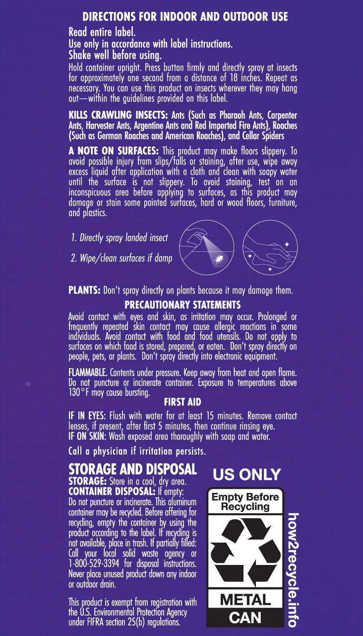 Stem Bug Killer Spray (Ants, Roaches, Spiders) 2