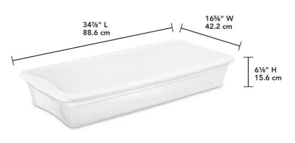 Sterilite Underbed Storage Box 2