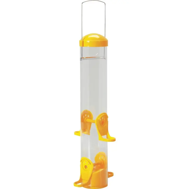 Stokes Select 15.5 In. 1.3 Lb. Capacity Yellow Finch Feeder 1