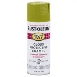 Stops Rust Enamel Spray Paint, Gloss Willow Green, 12-Oz. 1