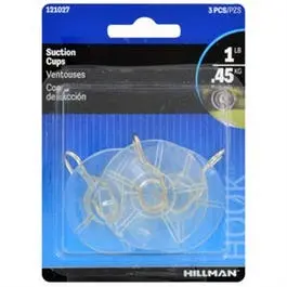 Suction Cup, Clear, Medium 1