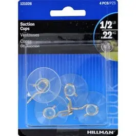 Suction Cup, Clear, Small 1
