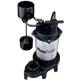 Sump Pump, Cast Iron & Zinc Construction, .5-Hp Motor, 4,700 Gph 1