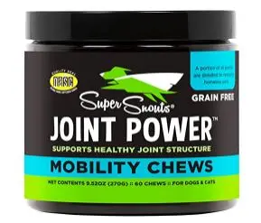 Super Snouts Joint Power Mobility Chews New Zealand Green Lipped Mussel 1