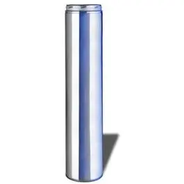 Sure-Temp 6-Inch X 36-Inch Stainless Steel Double Wall Insulated Chimney Pipe 1