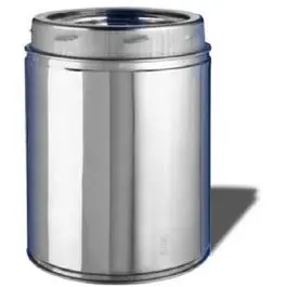 Sure-Temp 6-Inch X 9-Inch Stainless Steel Double Wall Insulated Chimney Pipe 1