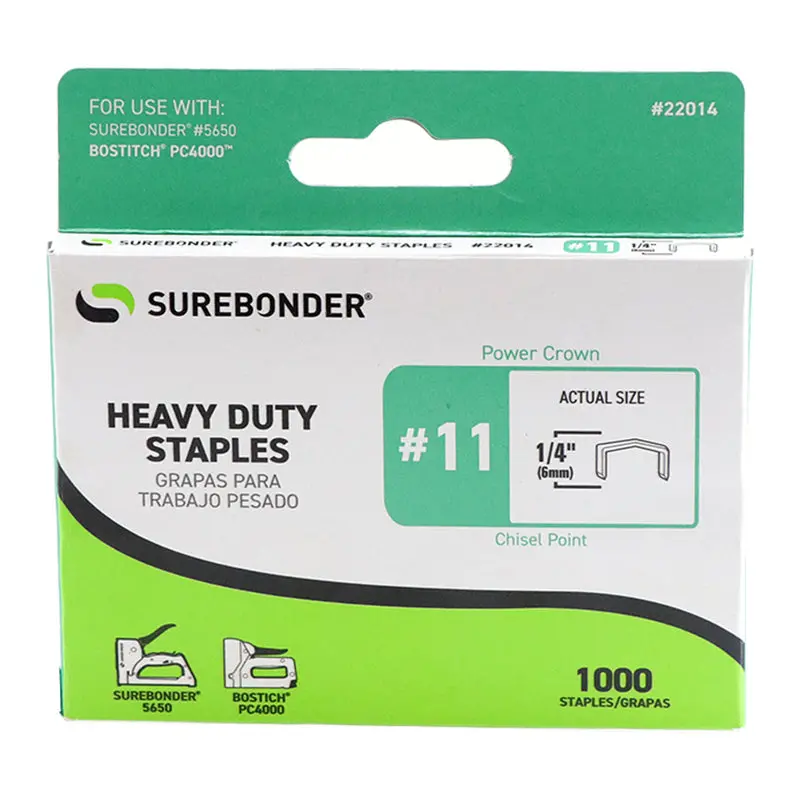 Surebonder 22014 #11 Power Crown Staple 1/4-Inch 1