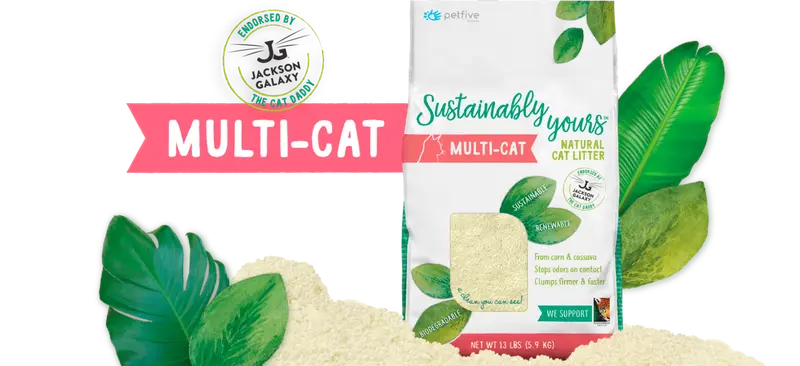 Sustainably Yours Multi-Cat Natural Cat Litter 1