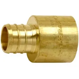 Sweat Adapter, Lead-Free Brass, 3/4 Barb Insert X 3/4-In. Fp, 10-Pk. 1