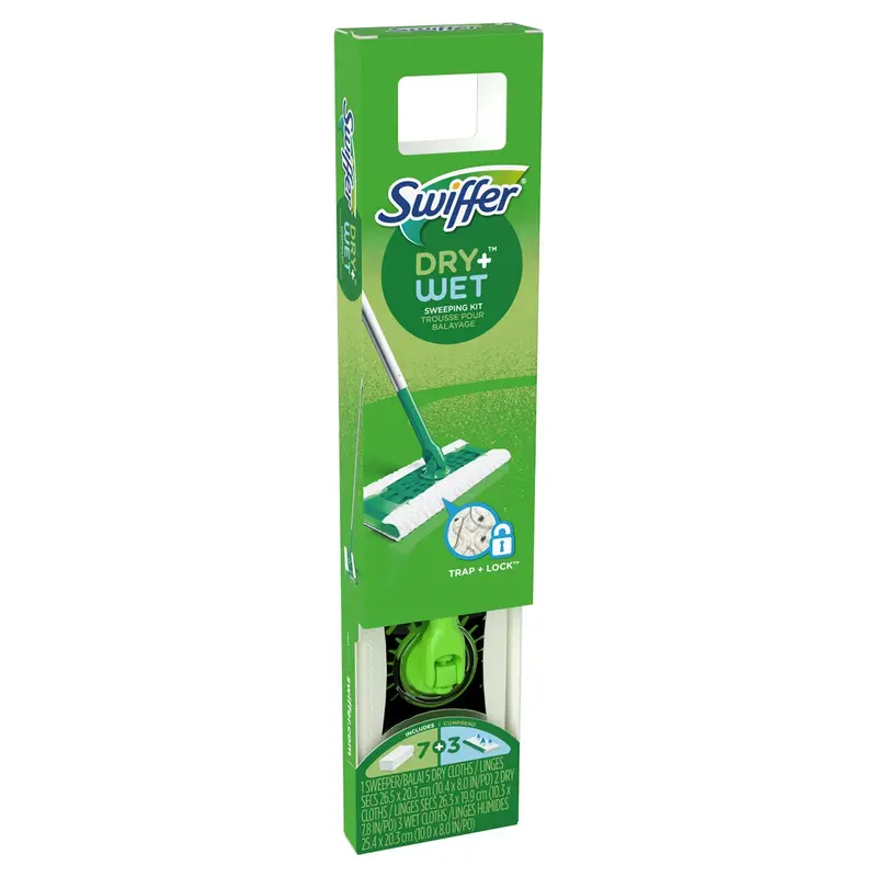 Swiffer® Sweeper™ 2-In-1, Dry And Wet Multi Surface Floor Sweeping And Mopping Starter Kit 1