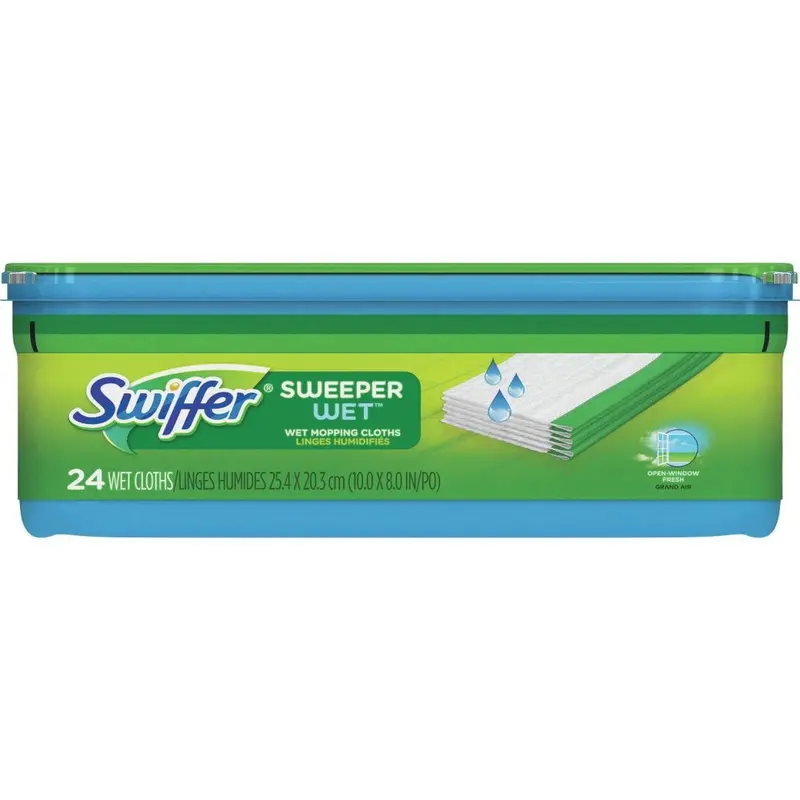 Swiffer Sweeper Wet Cloth Mop Refill (24-Count) 1