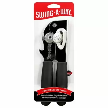 Swing-A-Way Comfort Grip Can Opener, 7", Black 1