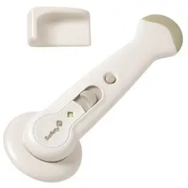 Swing Shut Toilet Lock 1