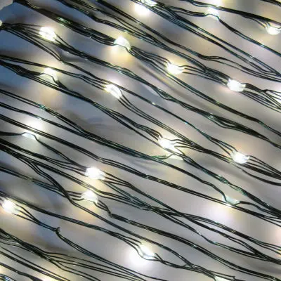 Sylvania Led Micro Dot Christmas String Lights Warm White 3 Functions Timer/Battery Operated 2