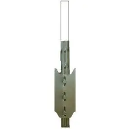 T-Style Fence Post, Green, Studded, 8-Ft. 1