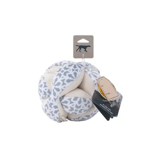 Tall Tail Snow Ball Puzzle Plush Holiday Dog Toy 1