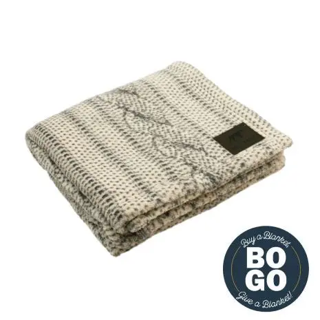 Tall Tails Blanket Cable Knit 1