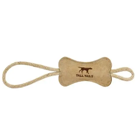 Tall Tails Bone Tug Natural Leather 1