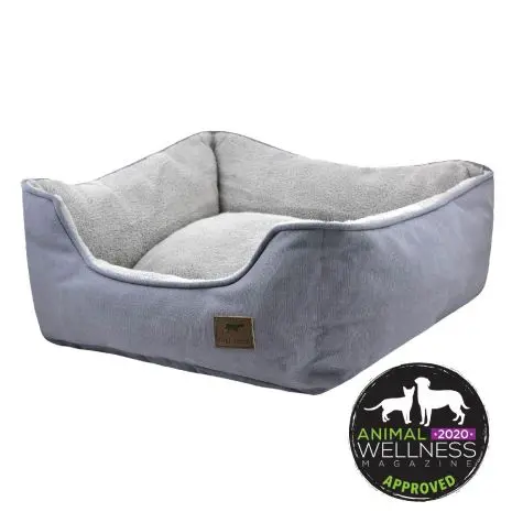 Tall Tails Dream Chaser Charcoal Bolster Bed 1
