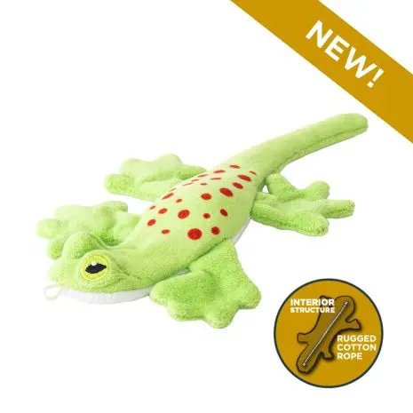 Tall Tails Stuffless Lizard Squeaker Dog Toy 1