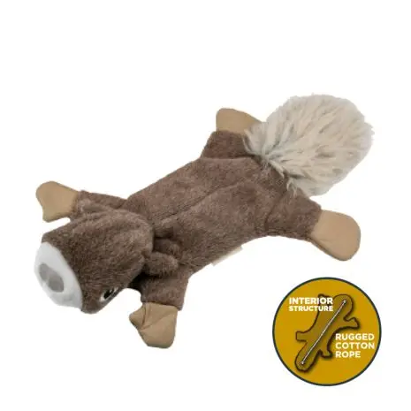 Tall Tails Stuffless Squirrel Squeaker Dog Toy 1