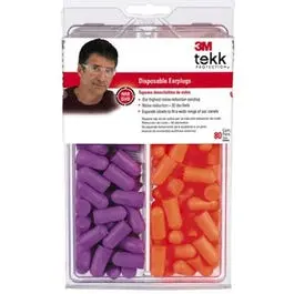 Tekk Protection Disposable Earplugs, 80-Pr. 1