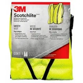 Tekk Protection Safety Vest, One Size, Hi-Viz Yellow 1