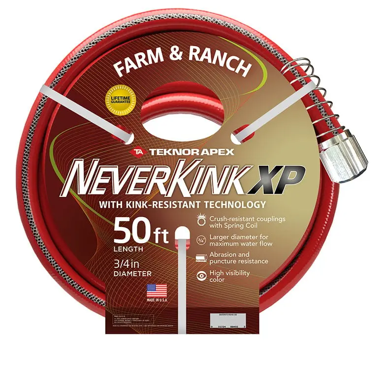 Teknor Apex Neverkink Xtreme Performance Farm And Ranch Hose, 3/4-In. X 75-Ft. 1