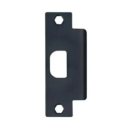 Tell Manufacturing Steel Strike Plate Matte Black 1