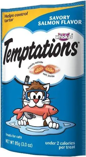 Temptations Savory Salmon Flavor Cat Treats 1
