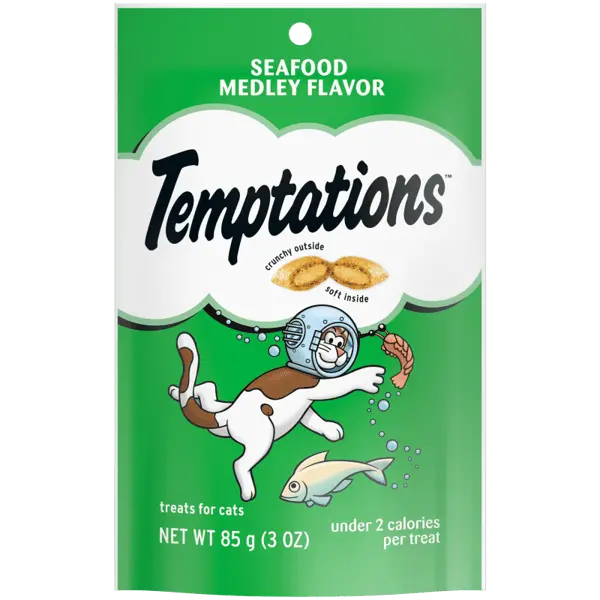 Temptations Seafood Medley Flavor Cat Treats 1