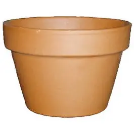 Terra Cotta Clay Planter, Azalea, 8-In. 1