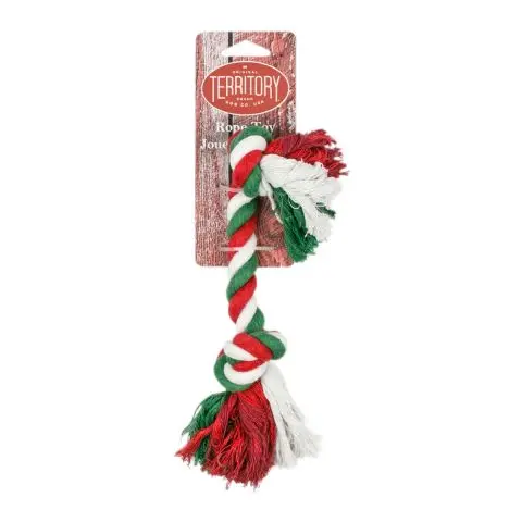 Territory Candy Cane Rope Dog Toy 1