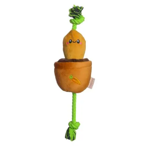 Territory Carrot Treat-And-Tug Dog Toy 1