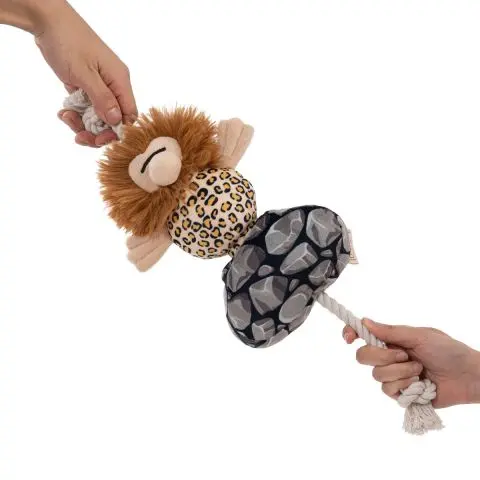 Territory Caveman Treat-And-Tug Dog Toy 1