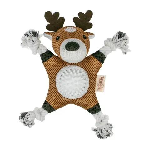 Territory Deer 2-In-1 Dog Toy 1