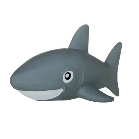Territory Natural Rubber Shark Squeaker Dog Toy 1