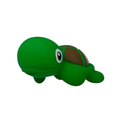 Territory Natural Rubber Turtle Squeaker Dog Toy 1