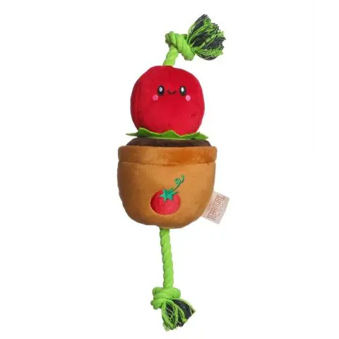 Territory Tomato Treat-And-Tug Dog Toy 1