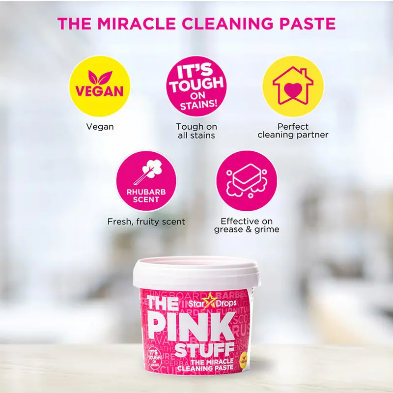 The Pink Stuff Miracle Cleaning Paste 1