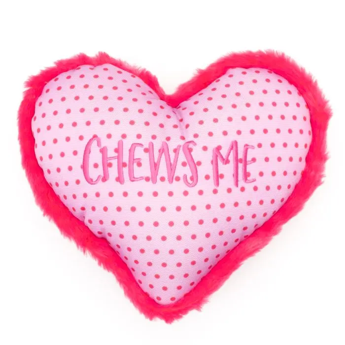 The Worthy Dog Chews Me Heart Dog Toy 1