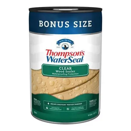 Thompson's® Waterseal® Clear Wood Sealer 6 Gallon Clear 1
