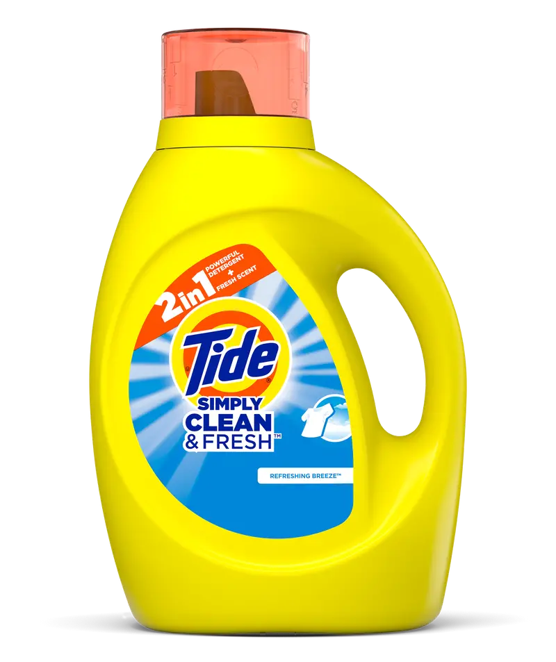 Tide Simply Clean And Fresh Liquid Laundry Detergent Refreshing Breeze 1