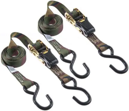 Tie Down 12Ft Camo Ratchet 2Pk 1