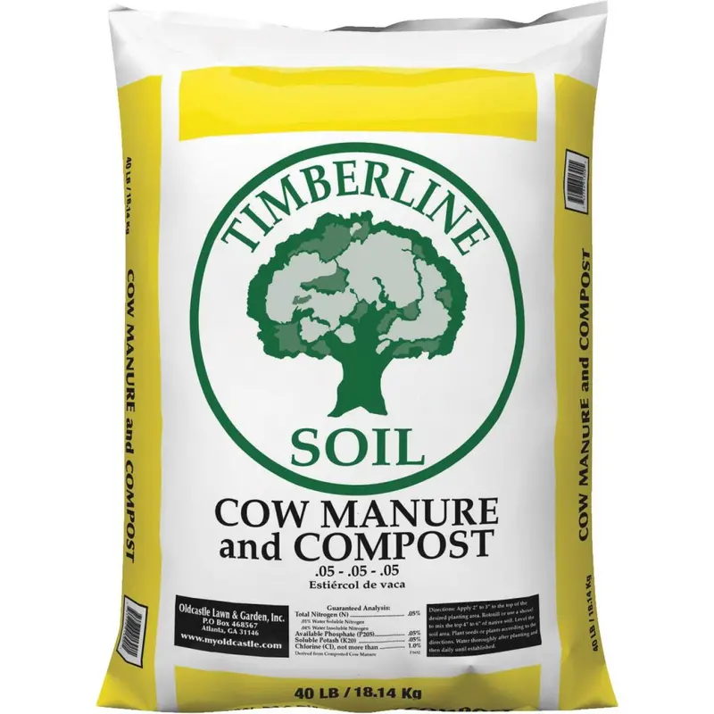 Timberline 40 Lb. Cow Manure & Compost 1