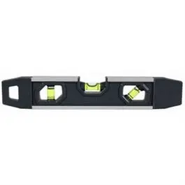 Torpedo Level, Magnetic Aluminum, 9-In. 1