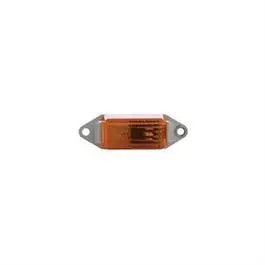 Trailer Marker Light, Amber With White Base, 3.25 X 1-In. 1